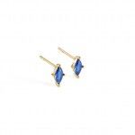 Gold Plated Silver - Blue