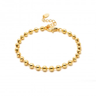 BEADS SILVER BRACELET