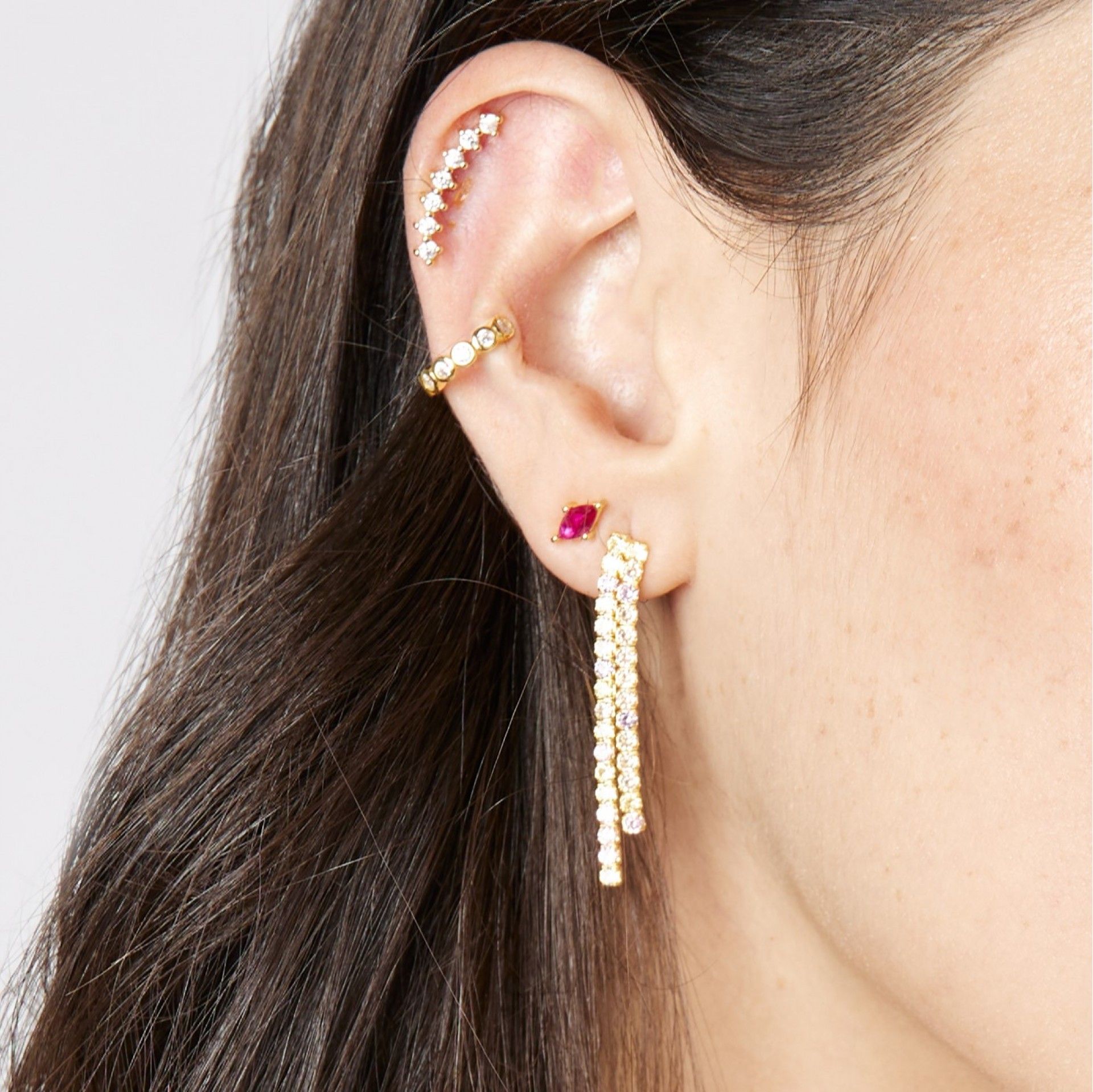 EAR CUFF ZIRCÃO