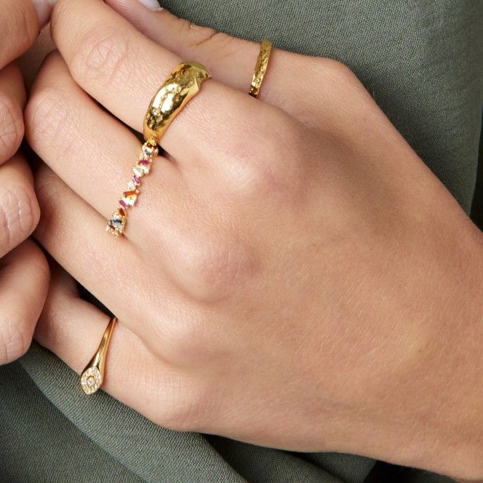 EYE SILVER RING
