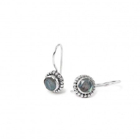 CIRCLE SILVER EARRIGS 