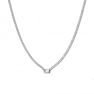 SHINY SILVER CHOKER