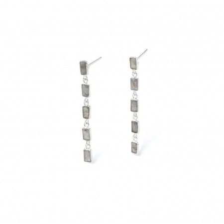 LONG SILVER EARRINGS