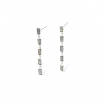 LONG SILVER EARRINGS