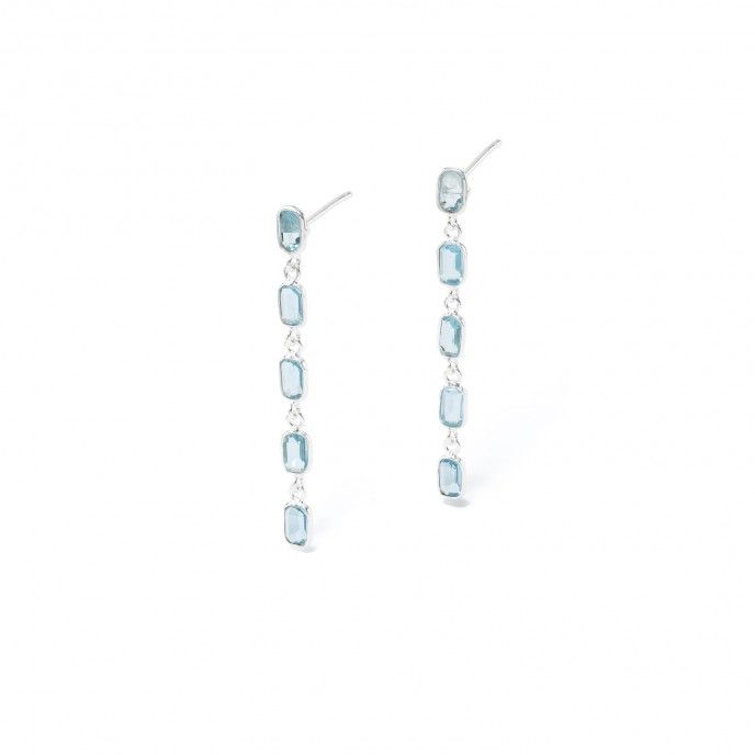 LONG SILVER EARRINGS