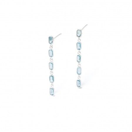 LONG SILVER EARRINGS