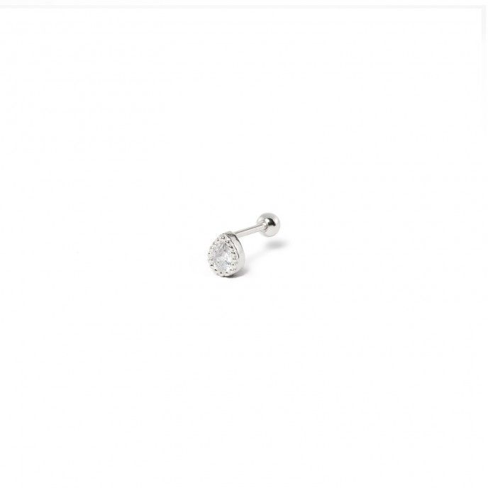 DROP SILVER PIERCING