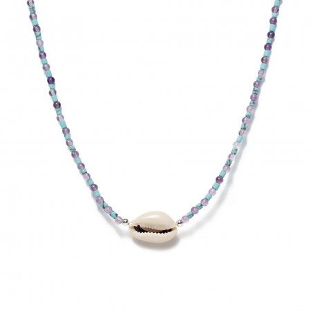 SILVER NECKLACE WITH SHELL