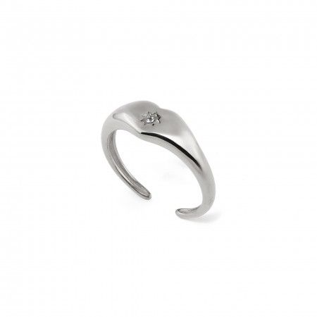 HEART STEEL RING