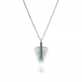 COLLAR ACERO HOJA