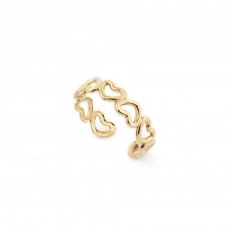 ANILLO CORAZONES DE ACERO