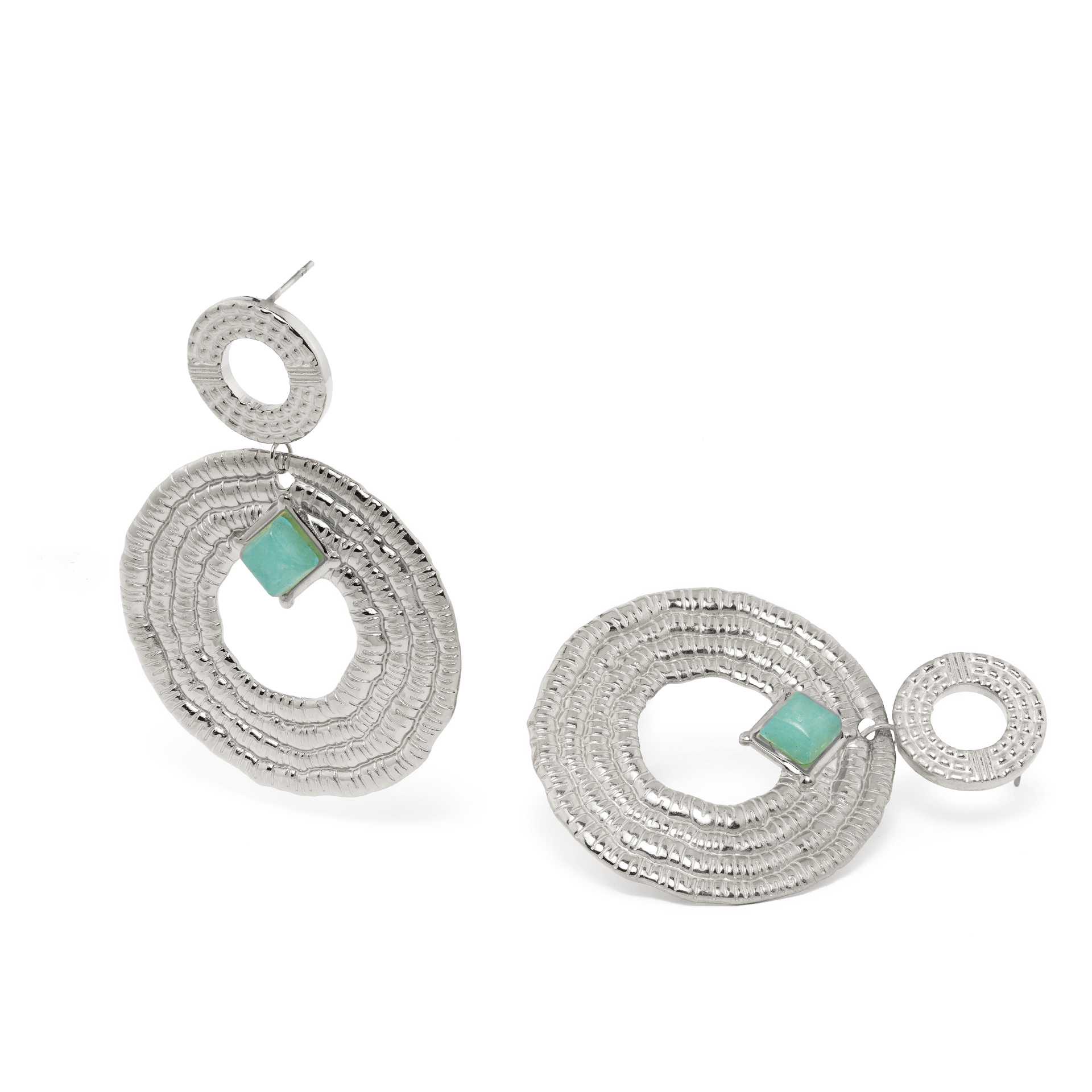 BRINCOS AÇO CÍRCULOS