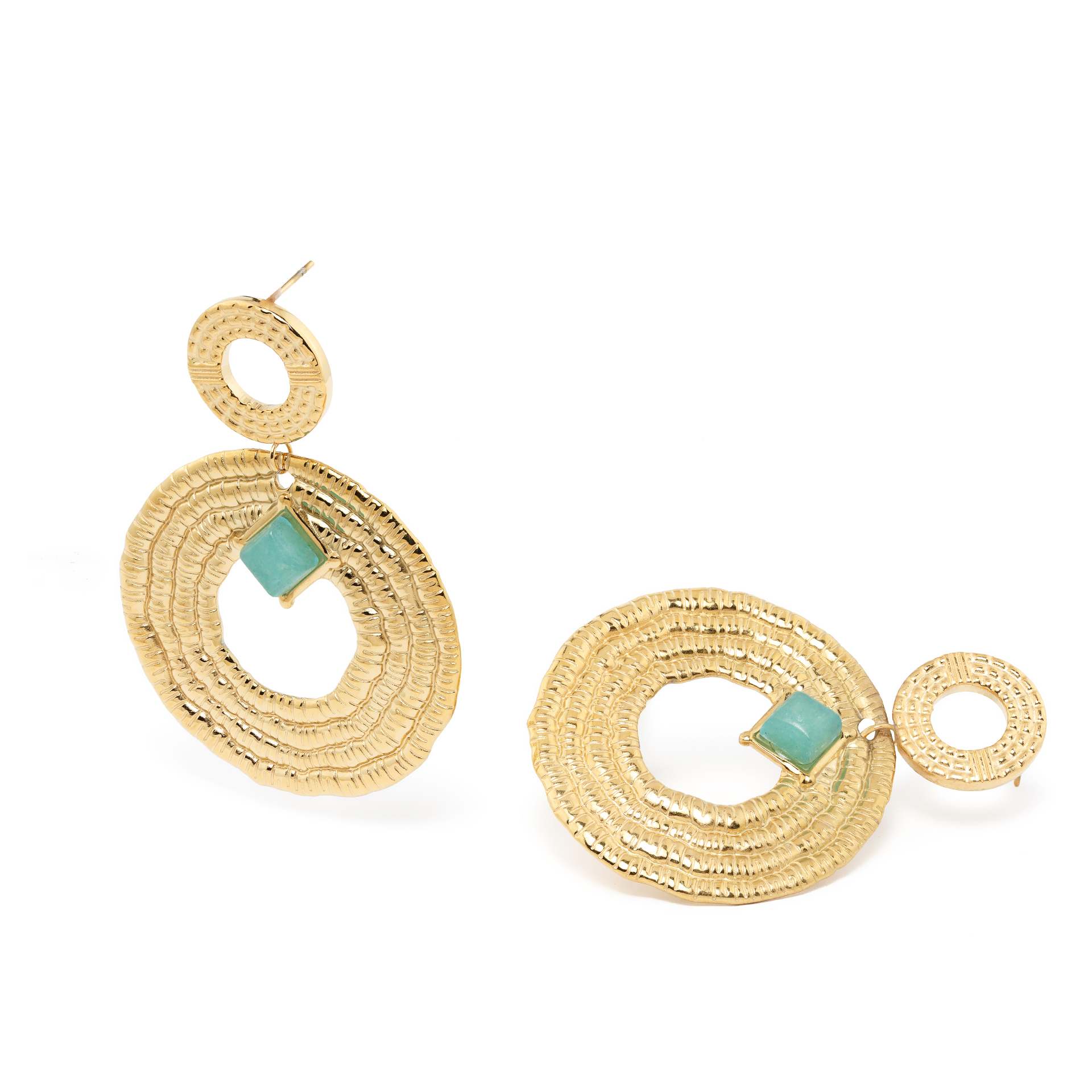 BRINCOS AÇO CÍRCULOS