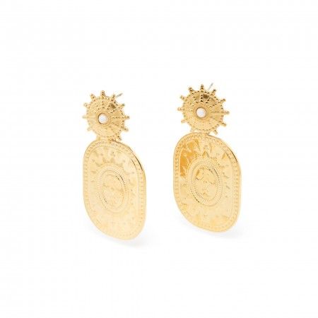 SUN STEEL EARRINGS