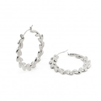 STEEL HOOPS WITH LEAVES
