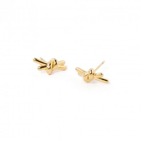 KNOT STEEL EARRINGS