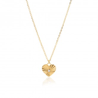 STEEL NECKLACE WITH HEART STEEL NECKLACE WITH HEART