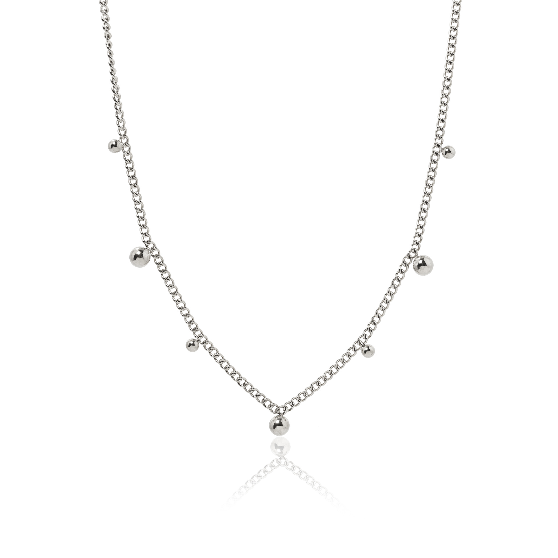 CHOKER AÇO BOLINHAS