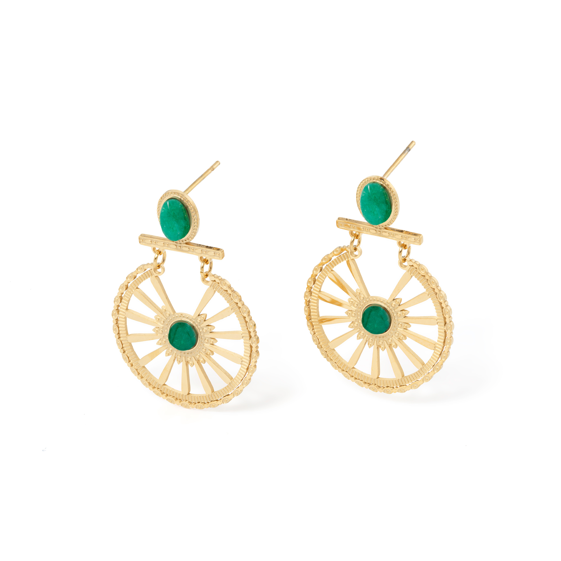 BRINCOS AÇO GEOMÉTRICOS