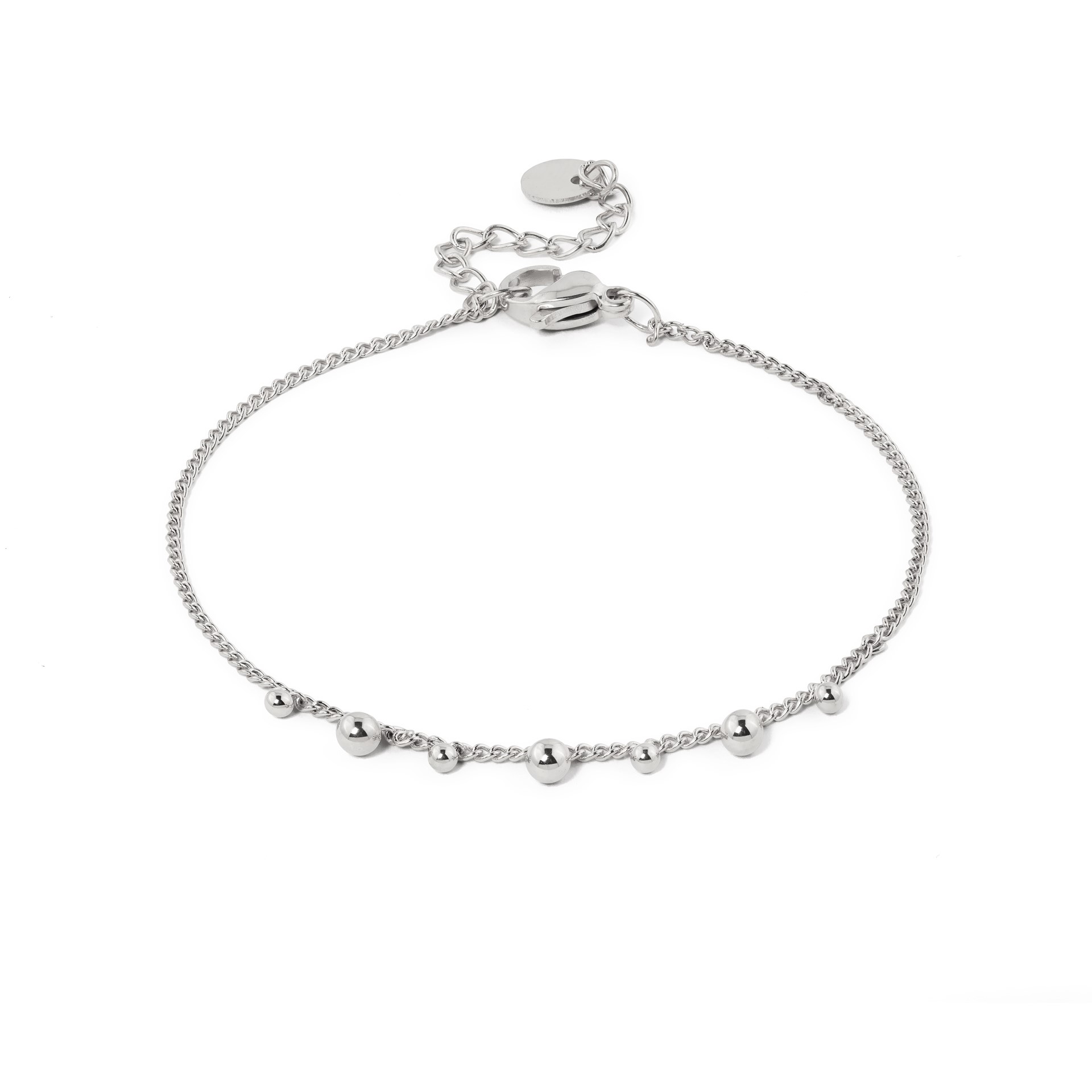 PULSEIRA AÇO BOLINHAS