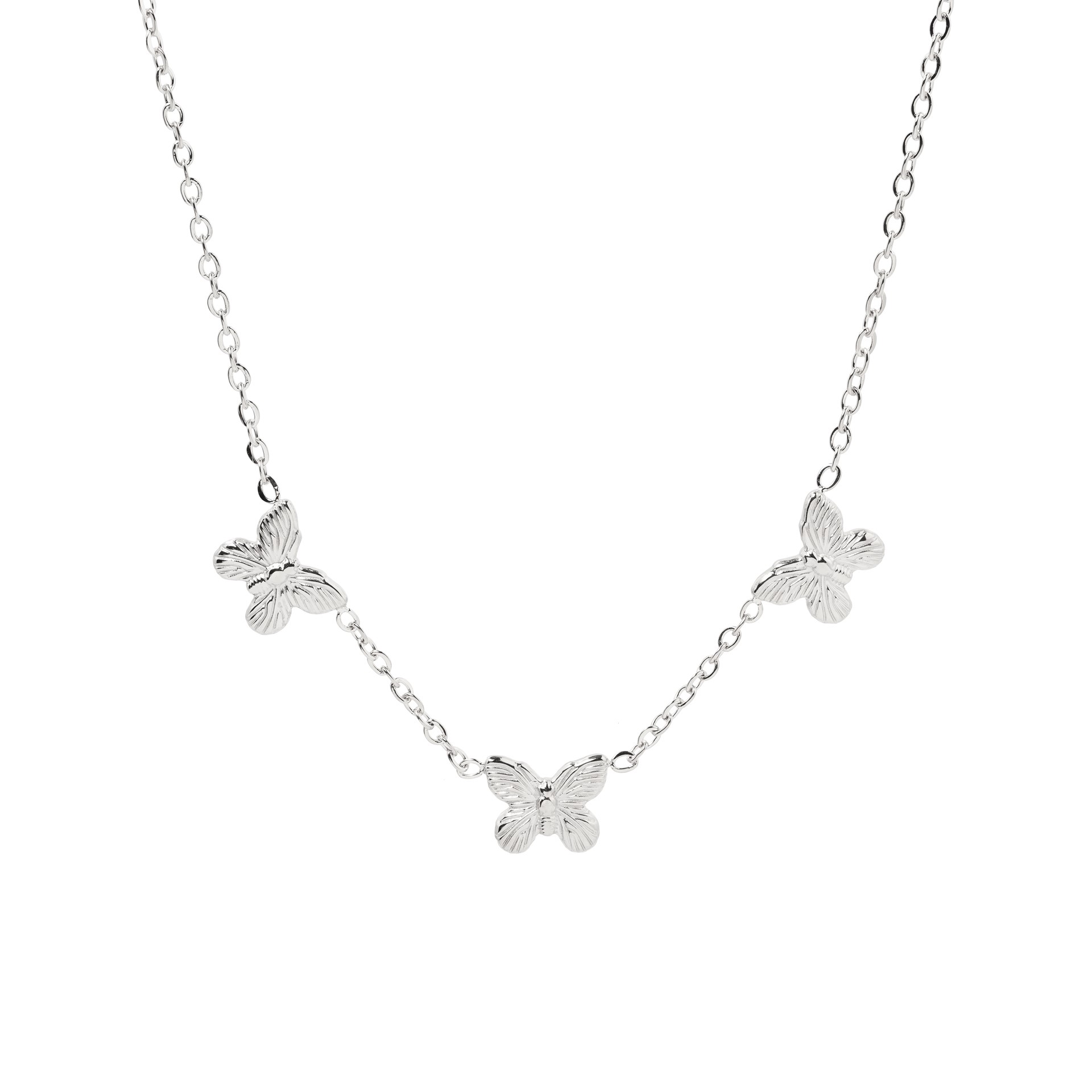 COLAR AÇO BORBOLETAS