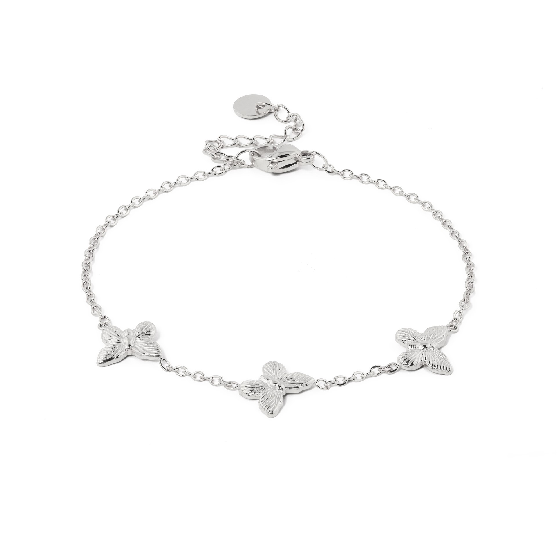 PULSEIRA AÇO BORBOLETAS