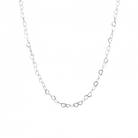 HEARTS SILVER CHOKER