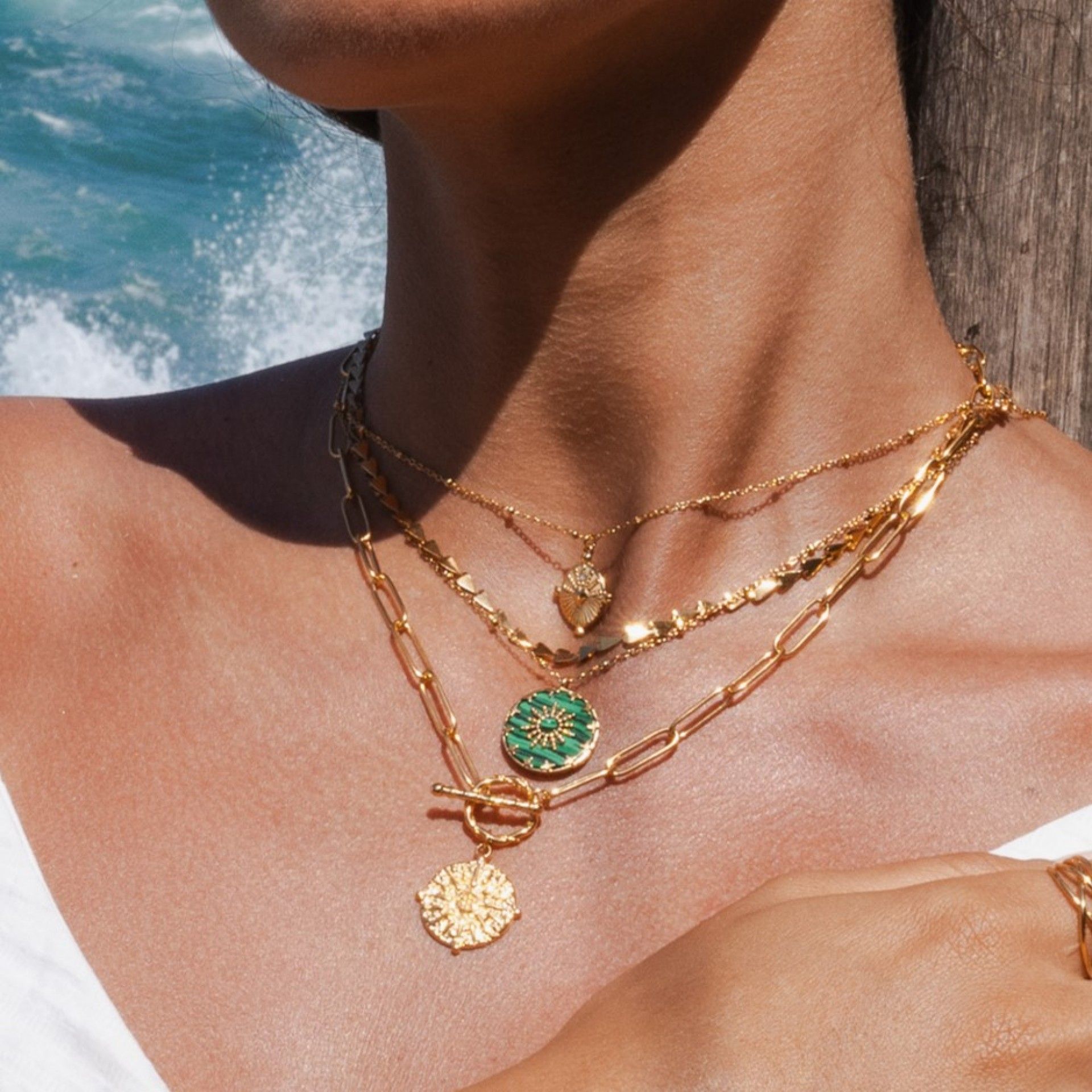 CHOKER AÇO TRIÂNGULOS