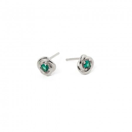 ROUND SILVER EARRINGS