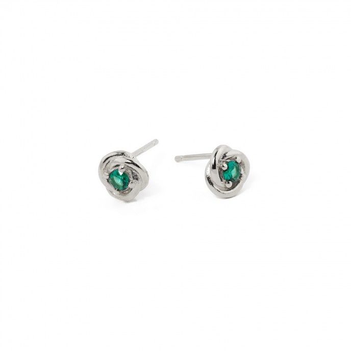 ROUND SILVER EARRINGS