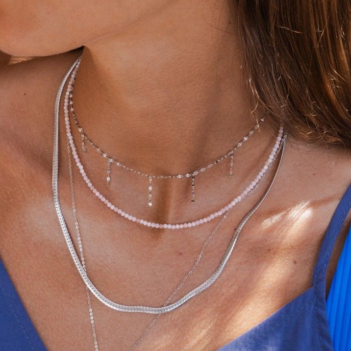 SHINY SILVER CHOKER