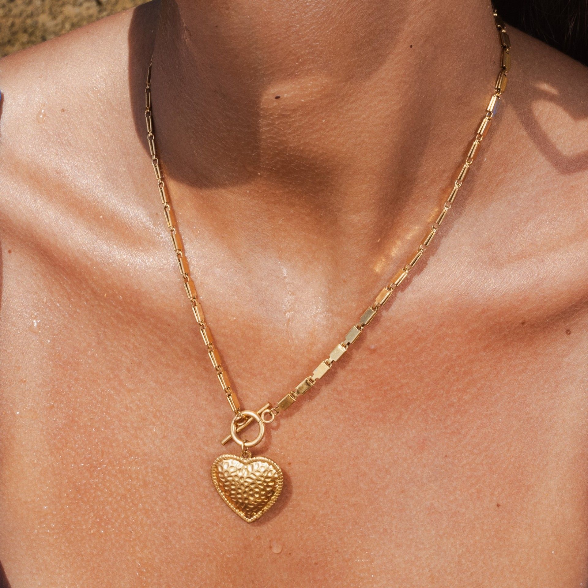 COLAR AÇO CORAÇÃO