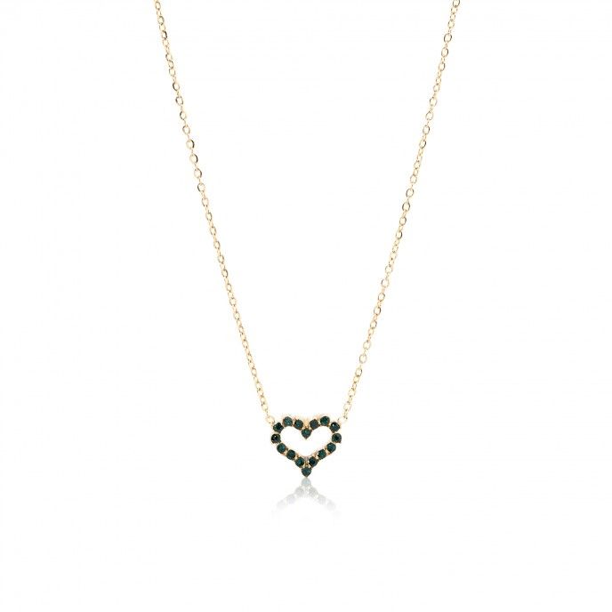 COLLAR DE ACERO CON CORAZN