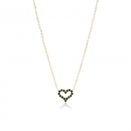 COLLAR DE ACERO CON CORAZN