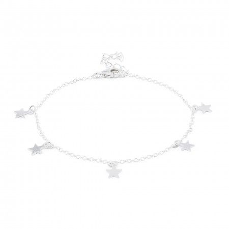 SILVER BRACELET WITH STARS