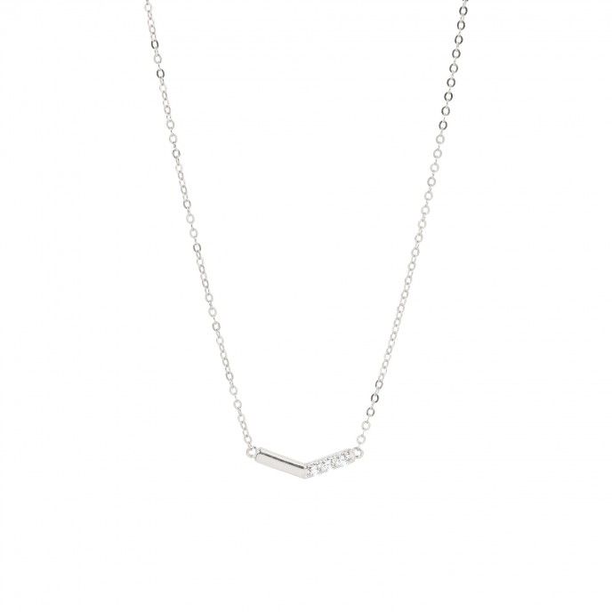 SHINY SILVER NECKLACE