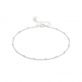 SILVER BRACELET WITH BEADS