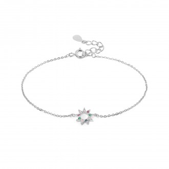 SILVER NRACELET WITH SUN