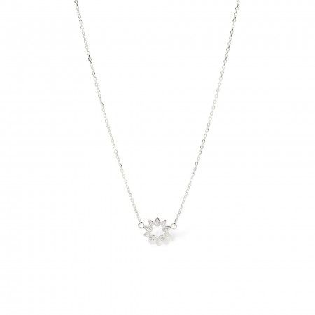 SUN SILVER NECKLACE