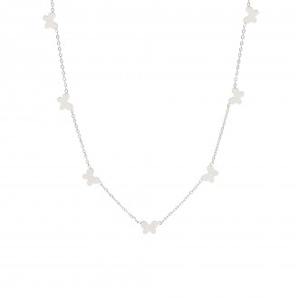 COLLAR MARIPOSAS DE ACERO