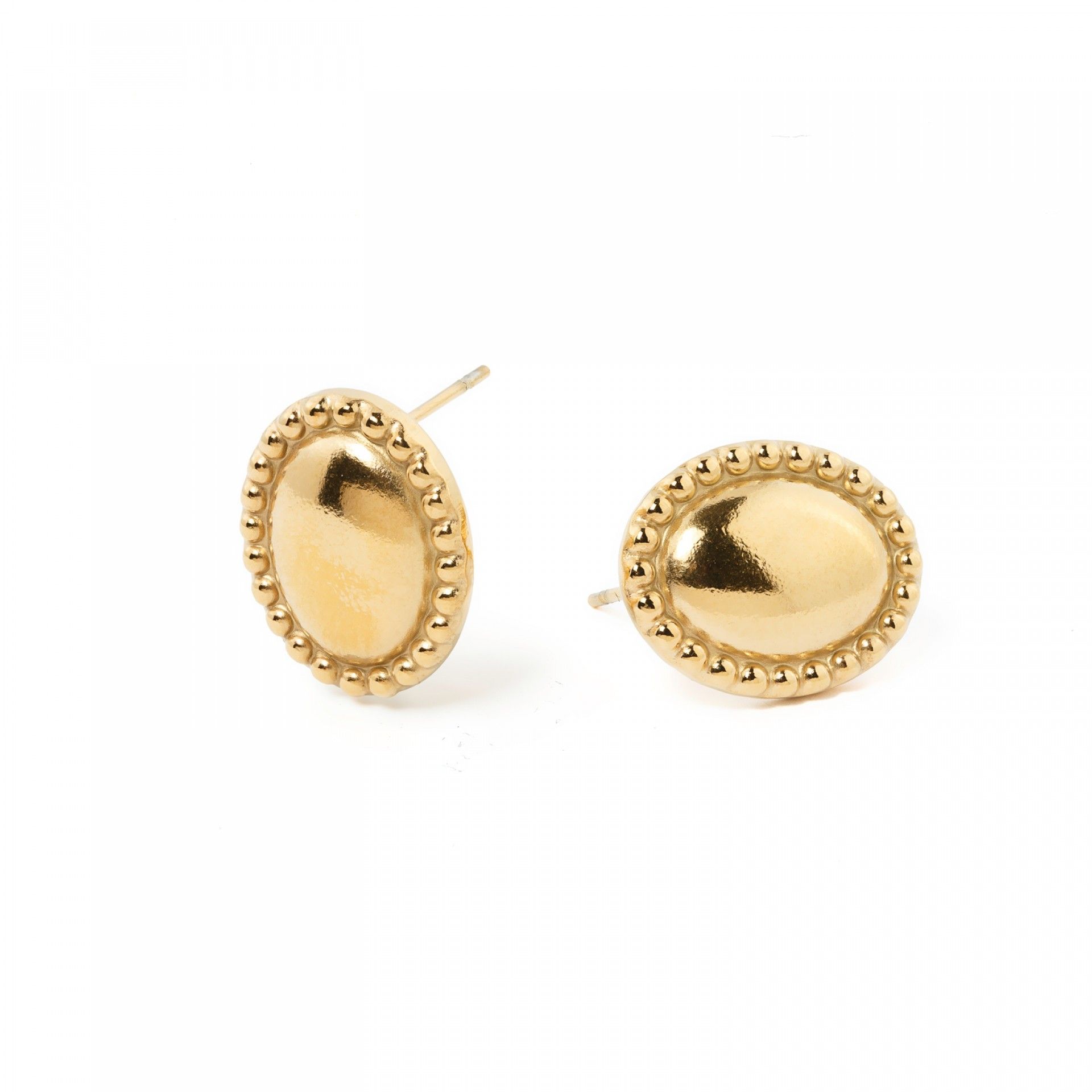 BRINCOS OVAL EM AÇO