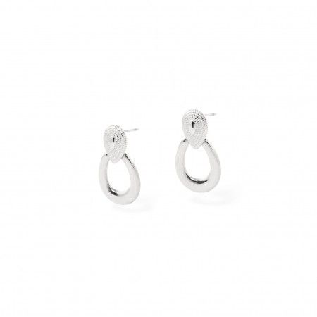 DROP STEEL EARRINGS