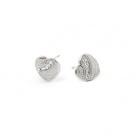 STEEL HEART EARRINGS