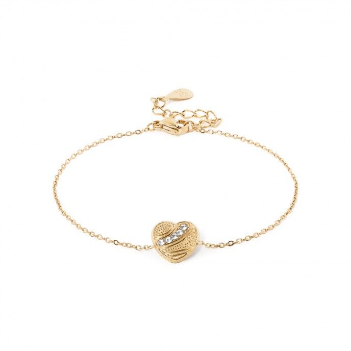 PULSERA CORAZN DE ACERO