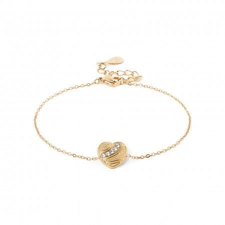 PULSERA CORAZN DE ACERO