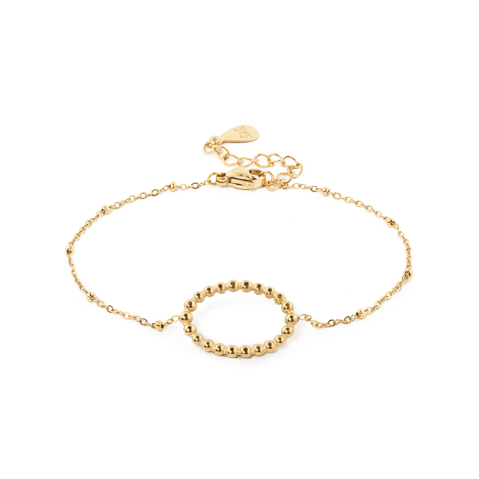 PULSEIRA AÇO BOLINHAS