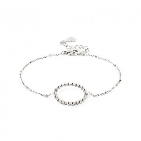 PULSEIRA AÇO BOLINHAS PULSEIRA AÇO BOLINHAS