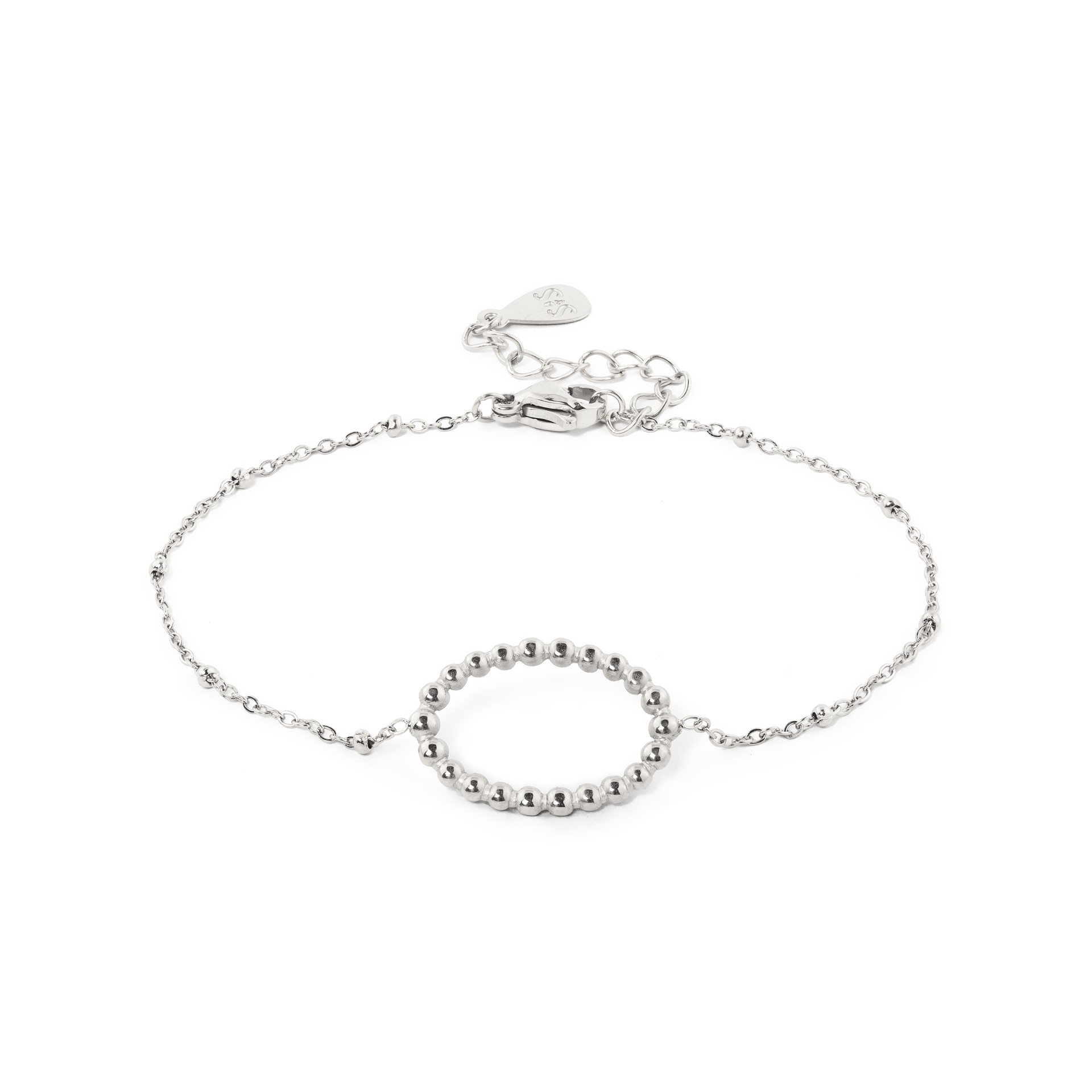 PULSEIRA AÇO BOLINHAS