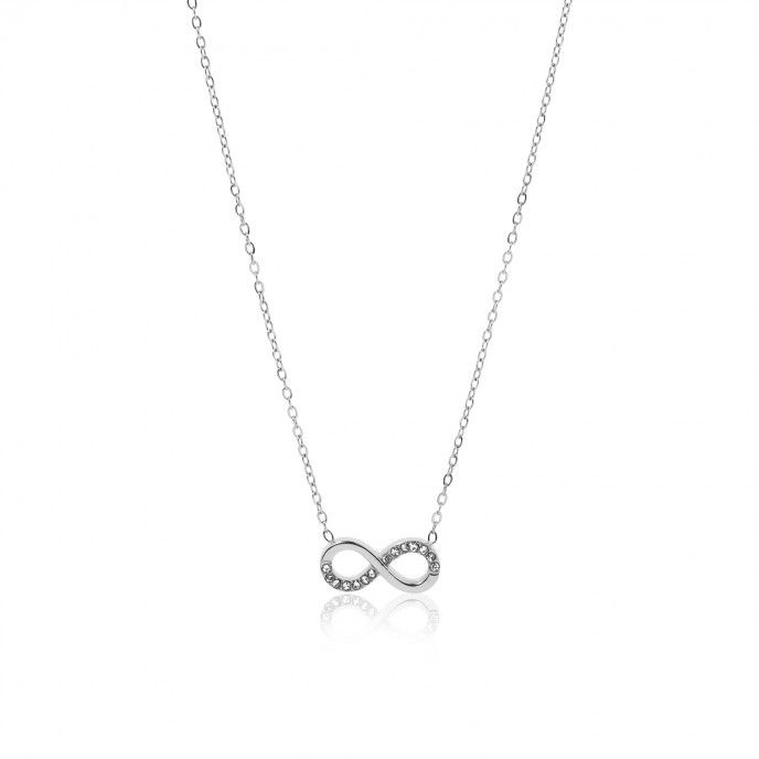 STEEL NECKLACE WITH INFINITE