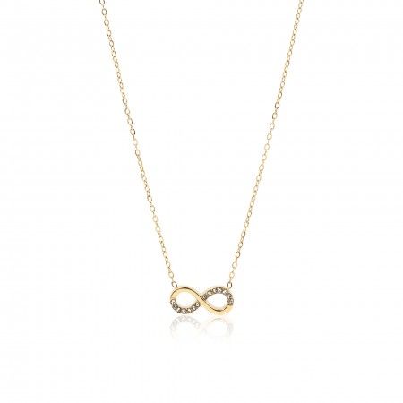 STEEL NECKLACE WITH INFINITE